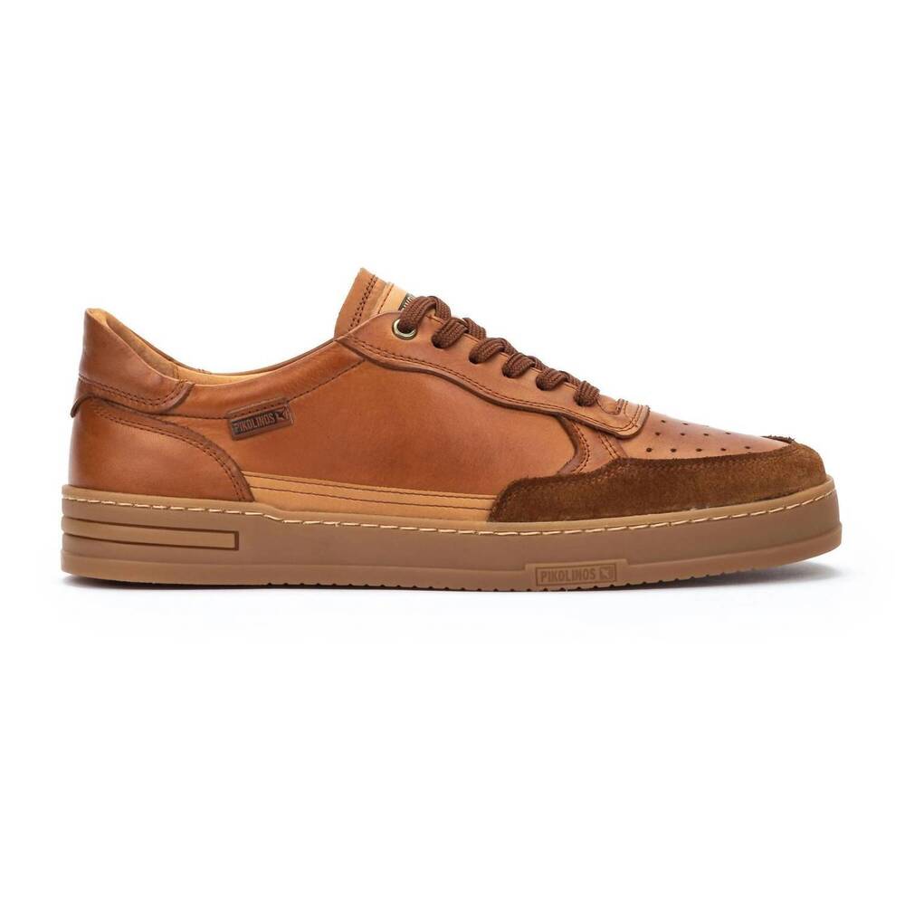 NEW PIKOLINOS men's xativa sneakers in brandy